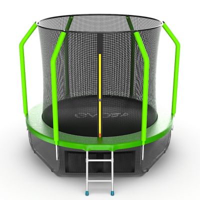 Батут EVO JUMP Cosmo 8ft (Green) с нижней сеткой